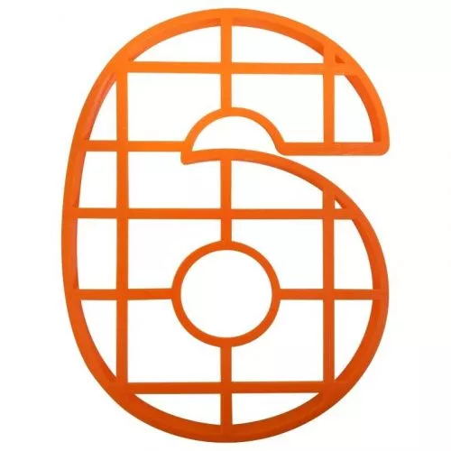 Пластик. форма для торта "Цифра 6/9" 25см Пластик. форма для торта "Цифра 6/9" 25см