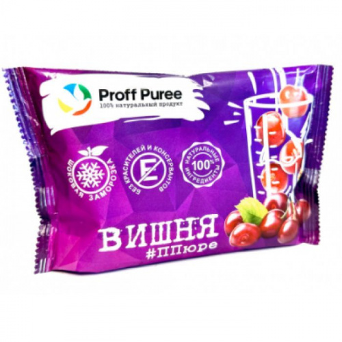 Пюре замороженное Вишня Proff Puree, саше 250г Пюре замороженное Вишня Proff Puree, саше 250г