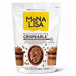 Шоколадные драже из молочного шоколада Crispearls, 50г.