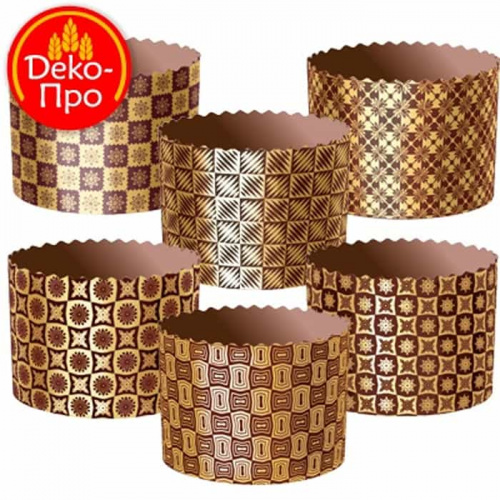 Форма бум.для кулича 110*85мм Новый стандарт