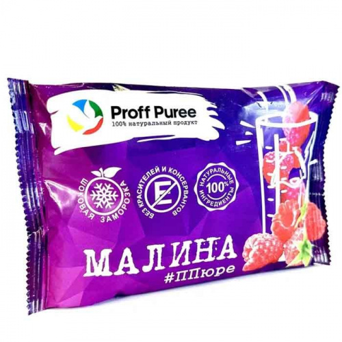 Пюре замороженное Малина Proff Puree, саше 250г Пюре замороженное Малина Proff Puree, саше 250г