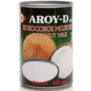 Молоко кокосовое ж/б Aroy-D 17-19%, 400мл Молоко кокосовое ж/б Aroy-D 17-19%, 400мл